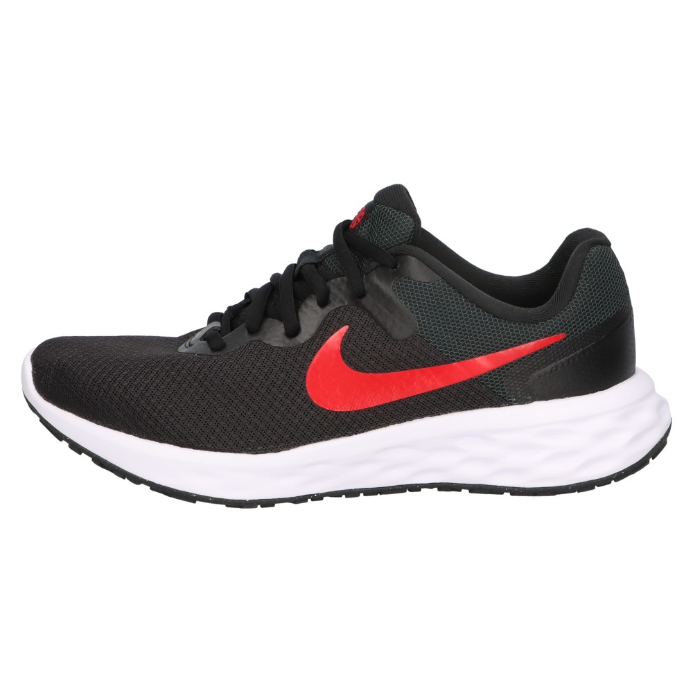 NIKE(ナイキ) サイズ:25.5cm REVOLUTION 6 DC3728-005 レヴォリューション 6 ランニングシューズ ブラック/レッド US7.5/25.5cm【中古】【程度A】【カラーブラック】【オンライン限定商品】