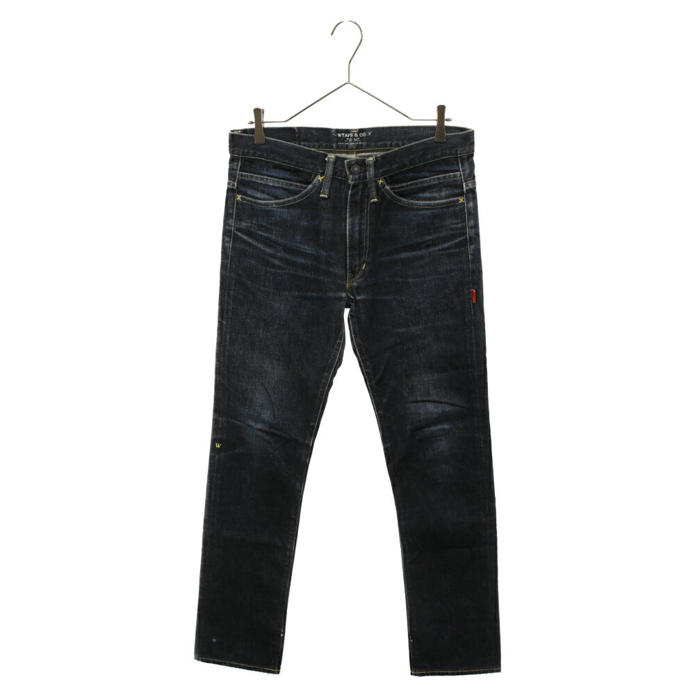 WTAPS(ダブルタップス) サイズ:M 11AW BLUES VERY SKINNY ブルース ベリースキニー デニムパンツ インディゴ 112GWDT-PTM02【中古】【程度B】【カラーブルー】【取扱店舗BRING THRIFT CLOSET】