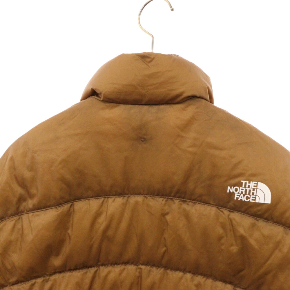 THE NORTH FACE(ザノースフェイス) サイズ:M NUPTSE JACKET ロゴプリントヌプシジャケット ダウンジャケット ブラウン ND92130【中古】【程度A】【カラーブラウン】【オンライン限定商品】