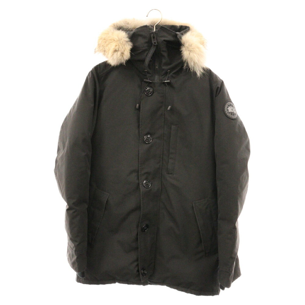 CANADA GOOSE(カナダグース) サイズ:M CHATEAU PARKA BLACK LABEL 3426MB ブラックレーベルシャトーパーカ ダウンジャケット ファーフード付き ブラック【中古】【程度B】【カラーブラック】【オンライン限定商品】