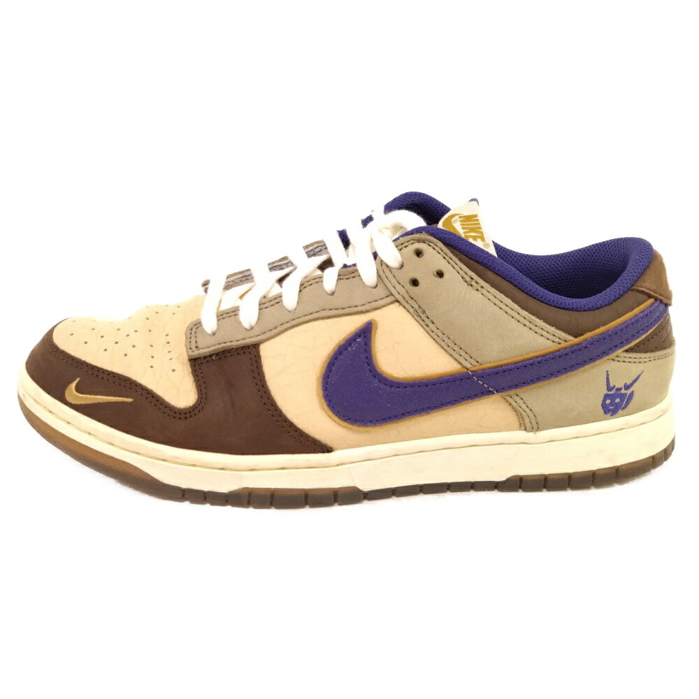 NIKE(ナイキ) サイズ:28.5cm DUNK LOW PRM SETUBUN ダンク プレミアム セツブン ローカットスニーカー ブラウン/パープル US10.5/28.5cm DQ5009-268【中古】【程度B】【カラーブラウン】【オンライン限定商品】