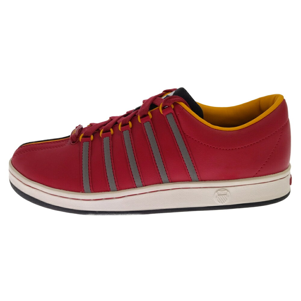 K-SWISS(ケースイス) サイズ:27.5cm エヴァンゲリオン ローカットスニーカー レッド US8.5/27.5cm 02870629【中古】【程度A】【カラーレッド】【オンライン限定商品】