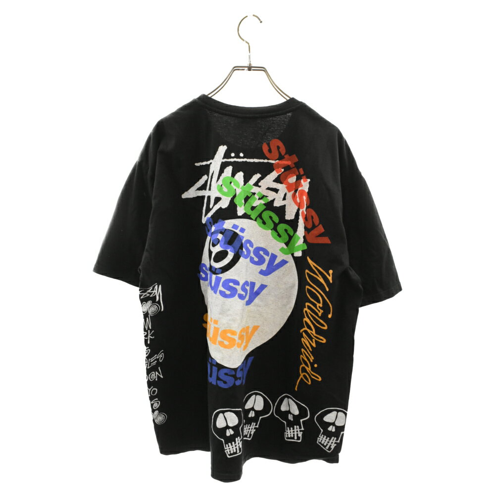 STUSSY(ステューシー) サイズ:L 23SS Test Strike Pigment Dyed Tee テスト ストライク ピグメント ダイ 半袖Tシャツ ブラック【中古】【程度B】【カラーブラック】【取扱店舗BRING仙台店】