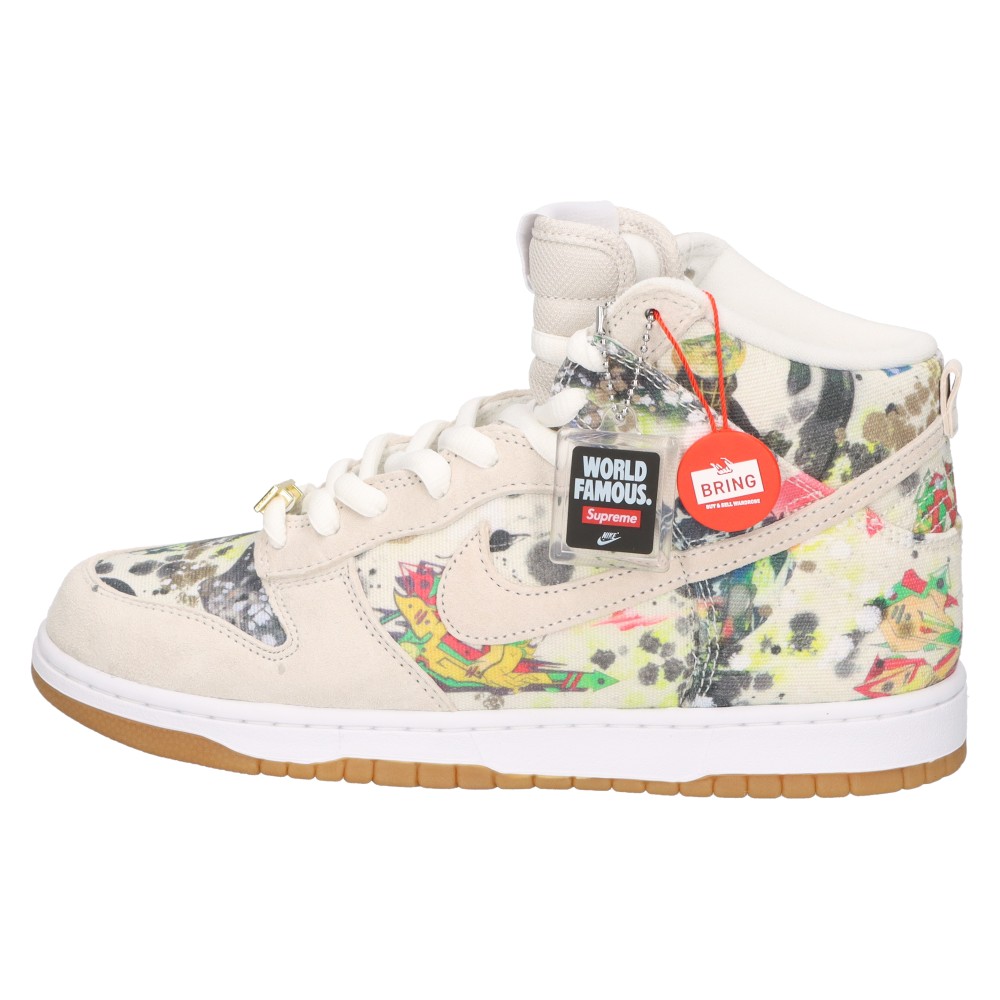 NIKE(ナイキ) サイズ:27.0cm ×SUPREME SB DUNK HIGH OG QS Rammellzee FD8779-100 シュプリーム ダンクハイ ラメルジー ハイカットスニーカー マルチ US9/27cm