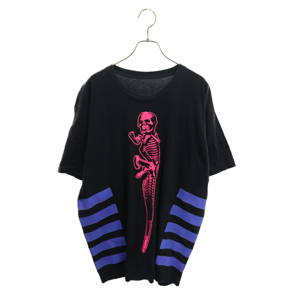 CHROME HEARTS(クロムハーツ) サイズ:XL FOTI S/S TEE ジャービスプリント サイドライン 半袖 プリント 半袖Tシャツ ブラック【中古】【程度B】【カラーブラック】【取扱店舗名古屋】