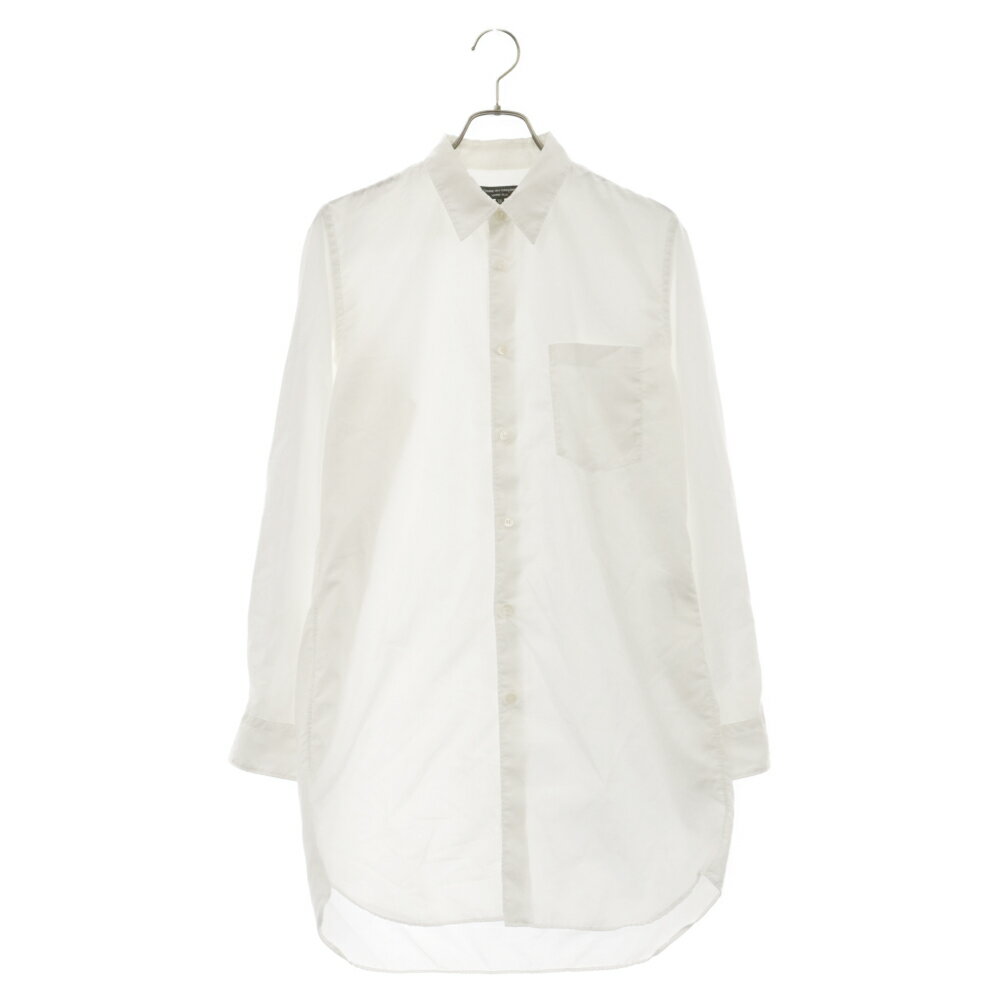 COMME des GARCONS HOMME PLUSシャツ白/グレー アート COMME des GARCONS HOMME PLUSシャツ白/グレー アート