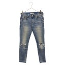 【sale対象】RED CARD(レッドカード) サイズ:22 Crash Knee Denim クラッシュニー ストレート デニムパンツ ボトムス レディース...