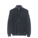 DIESEL(ディーゼル) サイズ:S カラージップ装飾 ドライバーズ ニットセーター ブラック【中古】【程度B】【カラーブラック】【オンライン限定商品】