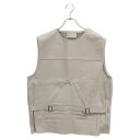 PRADA(プラダ) サイズ:52 23SS UPC194 S231 12NF ベルテッドレザープルオーバーベスト ブラック【新古品/中古】【程度S】【カラーブ...
