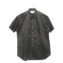 CHROME HEARTS(クロムハーツ) サイズ:M ×COMME des GARCONS SHIRT コムデギャルソンシャツ レザー切り替え クロスボールボ...