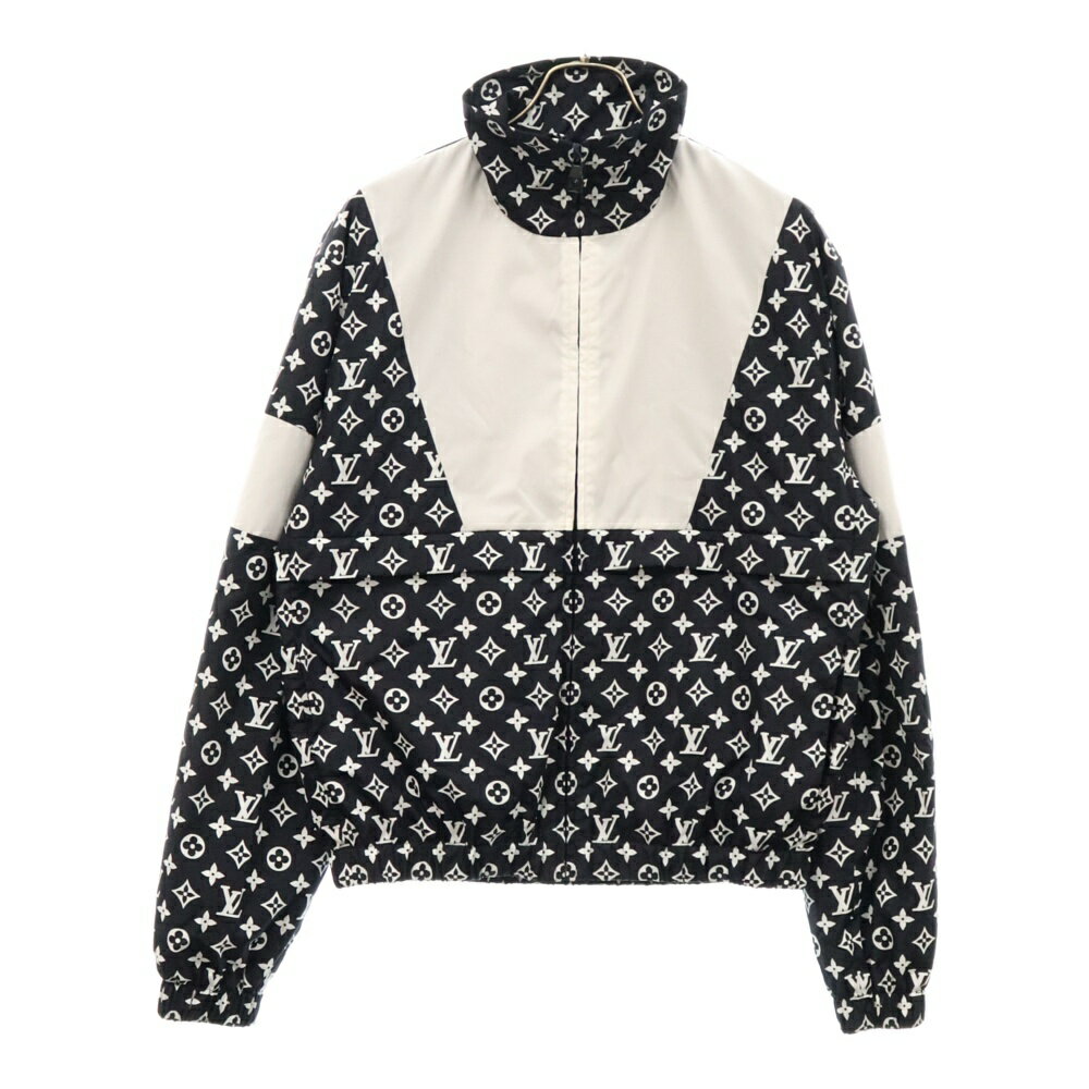 LOUIS VUITTON(ルイヴィトン) サイズ:44 24AW モノグラムプリントテクニカルトラックトップ ジャケット ブラック/ホワイト RM242M MJW HRB83W /1AFWJI【新古品/中古】【程度S】【カラーブラック】【取扱店舗BRING札幌店】のサムネイル