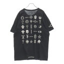 CHROME HEARTS(クロムハーツ) サイズ:XL Multi Cross S/S Tee マルチモチーフ ロゴプリント 半袖Tシャツ ブラック【中古】【程度B】【カラーブラック】【取扱店舗名古屋】(4)