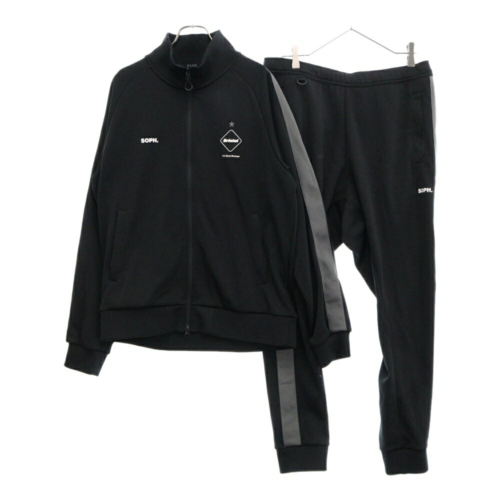 F.C.R.B./F.C.Real Bristol/FCRB(エフシーアールビー/エフシーレアルブリストル) サイズ:L TRAINING TRACK JACKET SET UP トラックジャケット セットアップ ジャージ 24SS FCRB-240012/FCRB-210019【中古】【程度B】【カラーブラック】【オンライン限定商品】のサムネイル