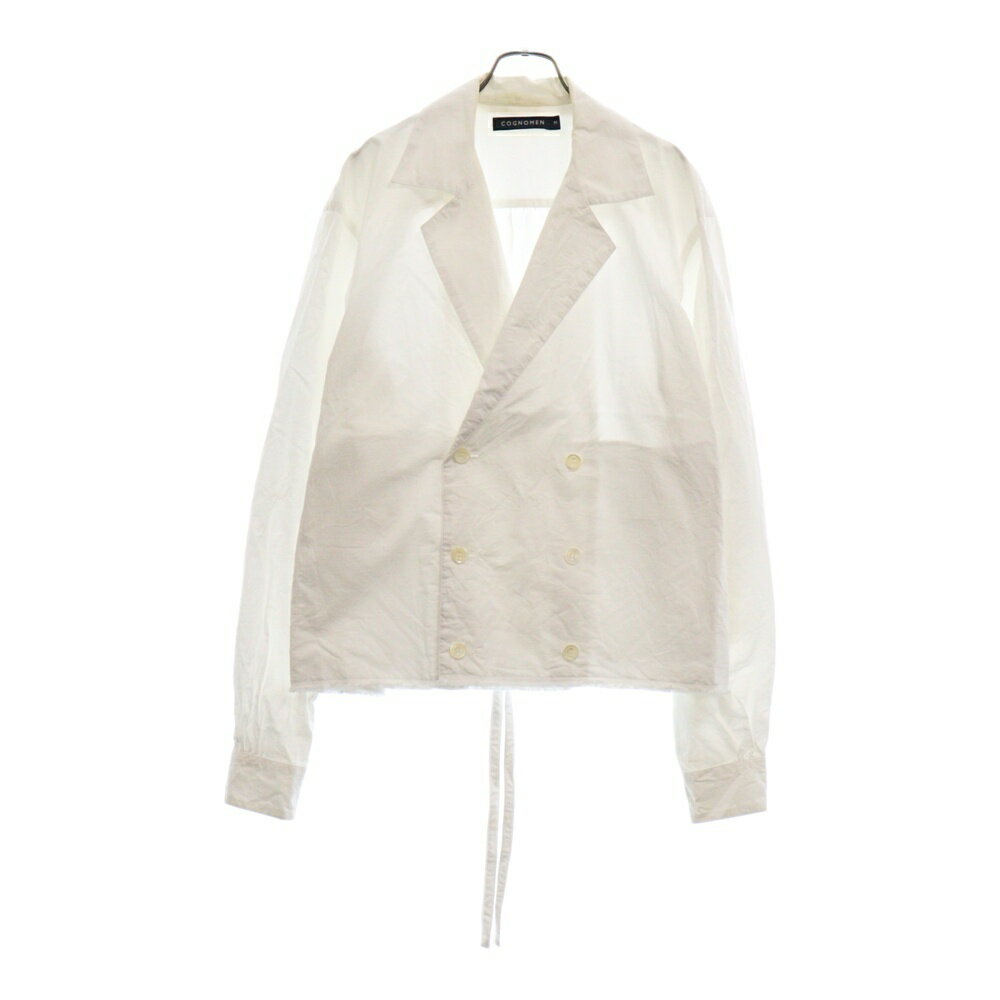 COGNOMEN(コグノーメン) サイズ:M カットオフ 3Bジャケット ホワイト IN-JK-M02【中古】【程度B】【カラーホワイト】【オンライン限定商品】