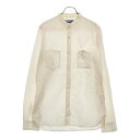BIG JOHN(ビッグジョン) サイズ:M DENIM CRAFT SHIRT デニムクラフト 長袖シャツ ホワイト VDC901B【中古】【程度B】【カラー...