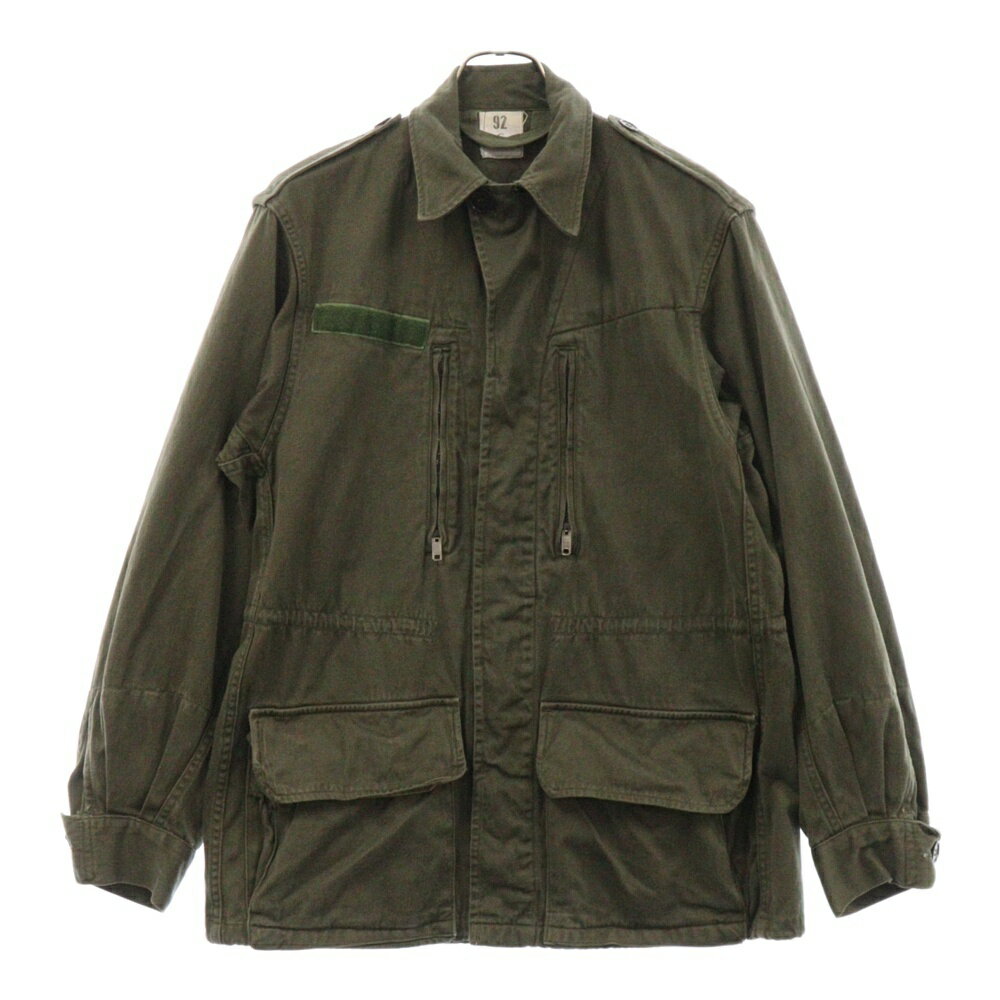 VINTAGE(ヴィンテージ) フランス軍 ユーロ F1 HBT ミリタリーコンバットジャケット HBT カーキ【中古】【程度C】【カラーグリーン】【オンライン限定商品】