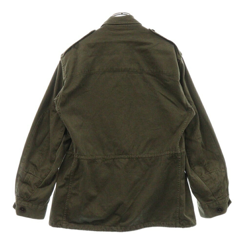 VINTAGE(ヴィンテージ) フランス軍 ユーロ F1 HBT ミリタリーコンバットジャケット HBT カーキ【中古】【程度C】【カラーグリーン】【オンライン限定商品】