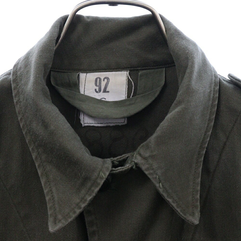 VINTAGE(ヴィンテージ) フランス軍 ユーロ F1 HBT ミリタリーコンバットジャケット HBT カーキ【中古】【程度C】【カラーグリーン】【オンライン限定商品】
