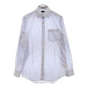Paul Smith COLLECTION(ポールスミス コレクション) サイズ:L ボタンダウンストライプロングスリーブドレスシャツ ブルー【中古】【程度B】...