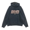 KITH(キス) サイズ:L 23AW NFL Giants Laurel Hoodie エニエフエル ジャイアンツ プルオーバースウェットパーカー ネイビー ...