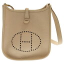 HERMES(エルメス) サイズ:TPM □G刻印 EVELYNE16 TPM エブリン トリヨンクレマンス ゴールド金具 ショルダーバッグ アイボリー【中古】...