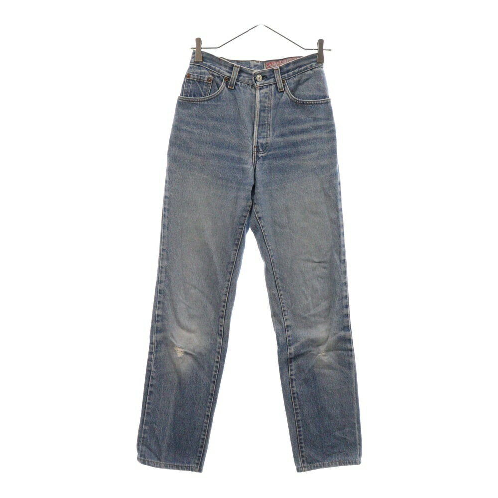 Levi's(リーバイス) サイズ:7 80S VINTAGE 26501-0118 スモールe ボタン裏刻印 571 ボタンフライ デニムパンツ インディゴ【中古】【程度B】【カラーブルー】【オンライン限定商品】