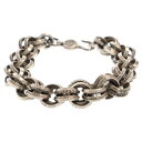 CHROME HEARTS(クロムハーツ) 2 DOUBLE B RING ダブルBリング シルバーブレスレット シルバー【中古】【程度B】【カラーシルバー】【取扱店舗BRING心斎橋店】(4)