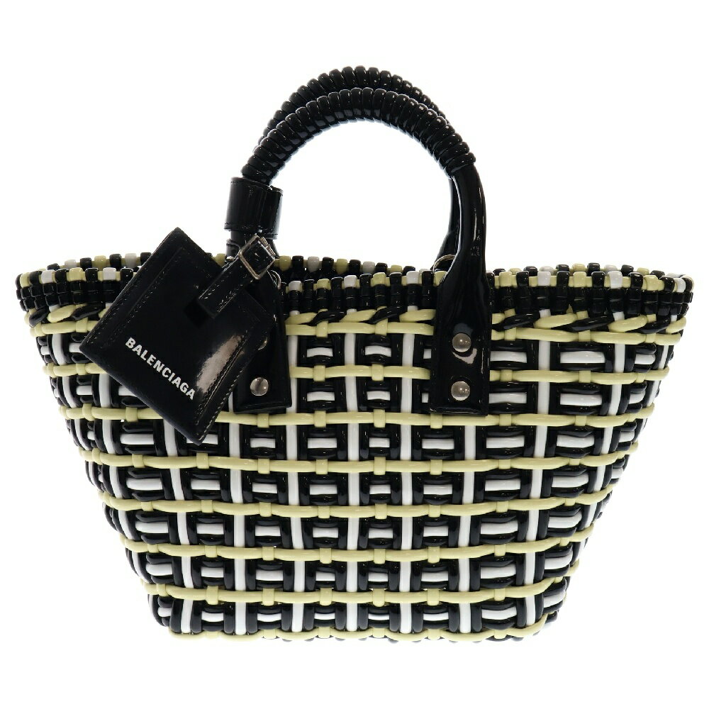 BALENCIAGA ストライプかごバッグ(ストライプ BALENCIAGA BALENCIAGA ストライプかごバッグ(ストライプ BALENCIAGA