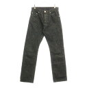 CHROME HEARTS(クロムハーツ) サイズ:30 JEAN SL FLEURKNEE スターパッチ付きフレアニーデニムパンツ ブラック【新古品/中古】【...