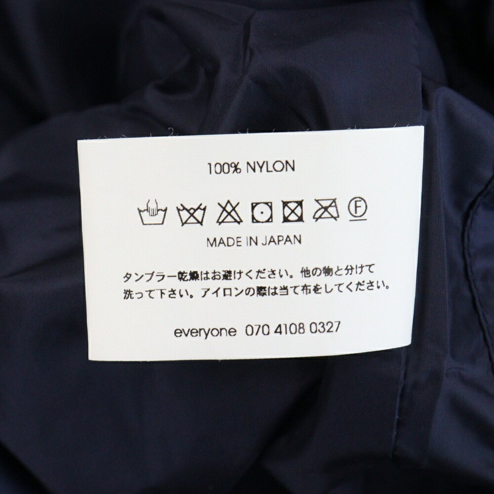 everyone(エブリワン) サイズ:L NYLON SOUTIEN COLLAR COAT ナイロンステンカラーコート ベージュ EV22-CT01【中古】【程度A】【カラーベージュ】【取扱店舗BRING京都河原町店】