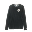 CHROME HEARTS(クロムハーツ) サイズ:L OLD Dagger L/S Tee×オールドモデル ダガーロゴプリント 長袖Tシャツ ブラック【中古】【程度B】【カラーブラック】【取扱店舗AWESOME原宿店】
