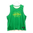 CHROME HEARTS(クロムハーツ) サイズ:L MESH WARM UP JERSEY リバーシブルCHロゴプリントメッシュタンクトップ グリーン【中古...