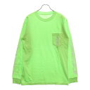 CHROME HEARTS(クロムハーツ) サイズ:M Flame Sleeve L/S TEE ロングスリーブ ポケット 長袖Tシャツ グリーン【中古】【程度B】【カラーグリーン】【取扱店舗OneStyle新宿店】