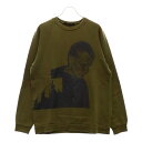RAF SIMONS(ラフシモンズ) サイズ:46 05AW ARCHIVE ポルターガイスト期 グラフィックプリント スウェットトレーナー アーカイブ カーキ...