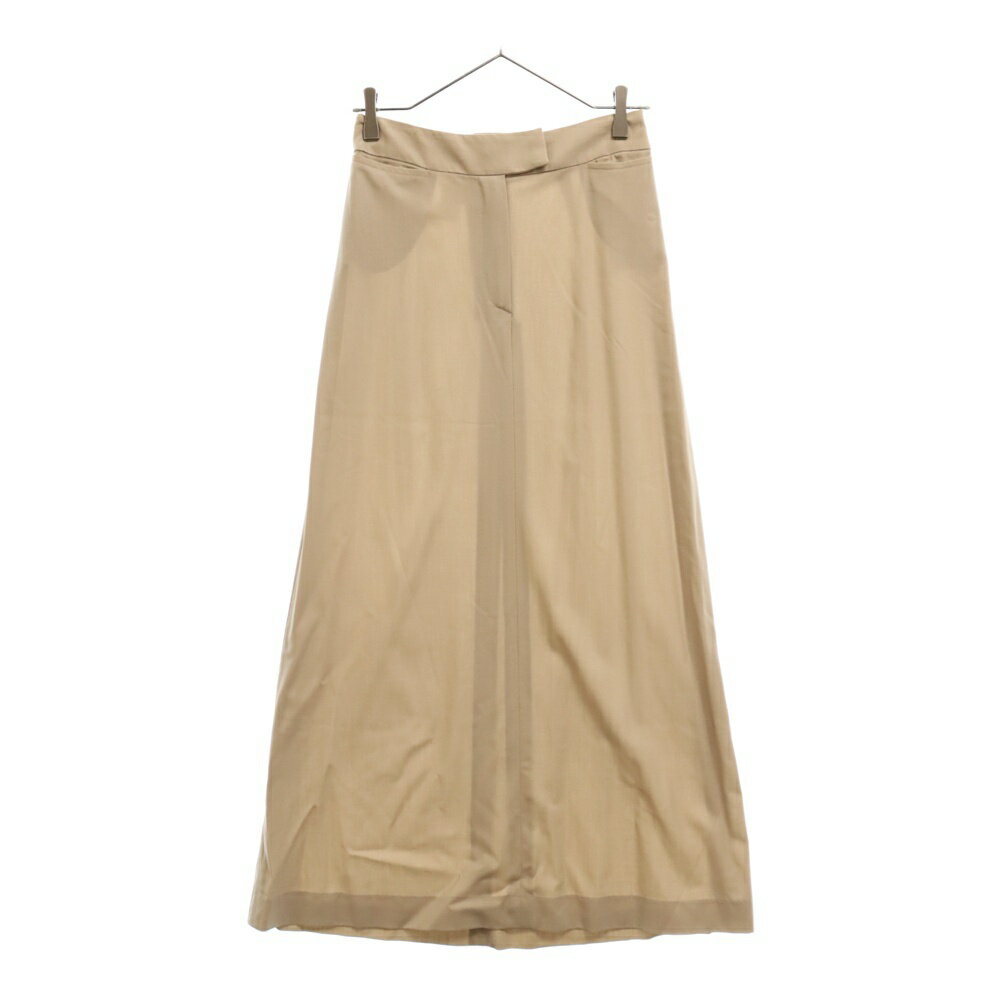 JIL SANDER(ジルサンダー) サイズ:36 90s ウールロングスカート レディース ベージュ【中古】【程度B】【カラーベージュ】【オンライン限定商品】