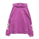 CHROME HEARTS(クロムハーツ) サイズ:XL PPO I WANT MORE NOT LESS HD PLVR MATTY BOYプリントプルオーバースウェットパーカー【中古】【程度A】【カラーパープル】【取扱店舗BRING仙台店】