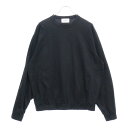 WEWILL(ウィーウィル) サイズ:2 リブ付き コットン長袖シャツ ブラック W-014-8002【中古】【程度B】【カラーブラック】【オンライン限定商品】