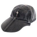 【sale対象】THUG CLUB(サグクラブ) 24SS SWORD CAP ソードキャップ デニム 帽子 グレーTC24AC0103【中古】【程度B】【カラ...