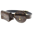 LOUIS VUITTON(ルイヴィトン) モノグラム サンチュール デイリーマルチポケット #80 M0236W CA0230【中古】【程度B】【カラーブラウン】【オンライン限定商品】(4)