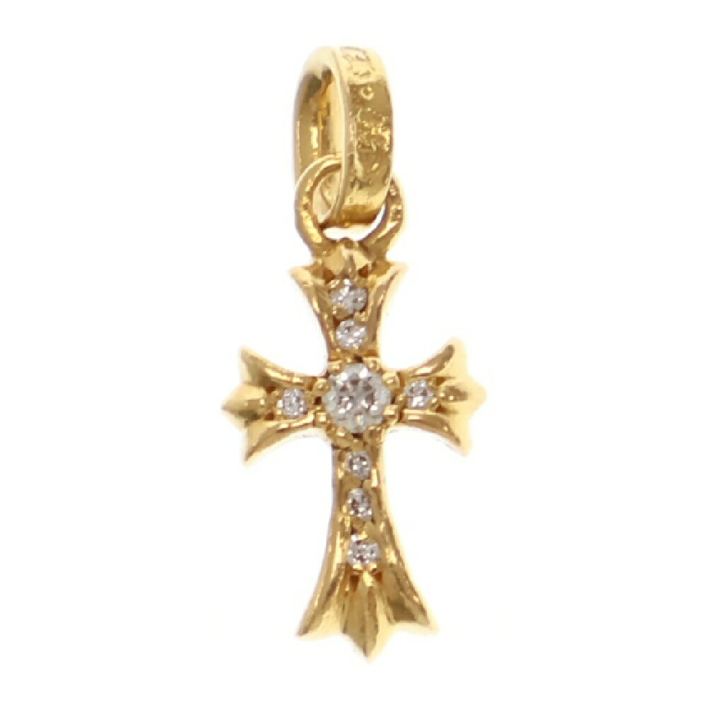 CHROME HEARTS(クロムハーツ) 22K CRS BBYFAT P DMND ベイビーファット PAVEダイヤ チャーム ゴールドネックレストップ【中古】【程度B】【カラーゴールド】【取扱店舗BRING梅田茶屋町店】