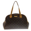 LOUIS VUITTON(ルイヴィトン) モノグラム モントルグイユ ボストンバッグ ブラウン GM M95566 ハンドバッグ【中古】【程度B】【カラーブラ...