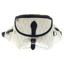 CHROME HEARTS(クロムハーツ) SNAT PACK NYLON スナットパック ダガージップガンスリンガーベルトナイロンボディーバッグ ホワイト【中...