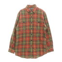 POLO SPORT RALPH LAUREN(ポロスポーツラルフローレン) サイズ:S 90s VINTAGE ヴィンテージ 長袖チェックシャツ レッド【中古...