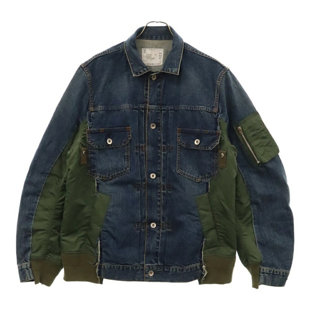 Sacai サカイ Nylon Twill Blouson MA-1ボンバージャケット Sacai サカイ Nylon Twill Blouson MA-1ボンバージャケット