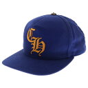 CHROME HEARTS(クロムハーツ) サイズ:OS CH BASEBALL TRUCKER CAP CHロゴ刺繍 ベースボールキャップ 帽子 ブルー【中古...