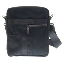 Calvin Klein Jeans(カルバンクラインジーンズ) フロントラバーロゴ ポリエステル ショルダーバッグ ブラック【中古】【程度C】【カラーブラック...