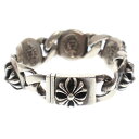 CHROME HEARTS(クロムハーツ) サイズ:5Link CROSS LINK クロスリンク シルバーブレスレット 5LINK【中古】【程度B】【カラーシ...