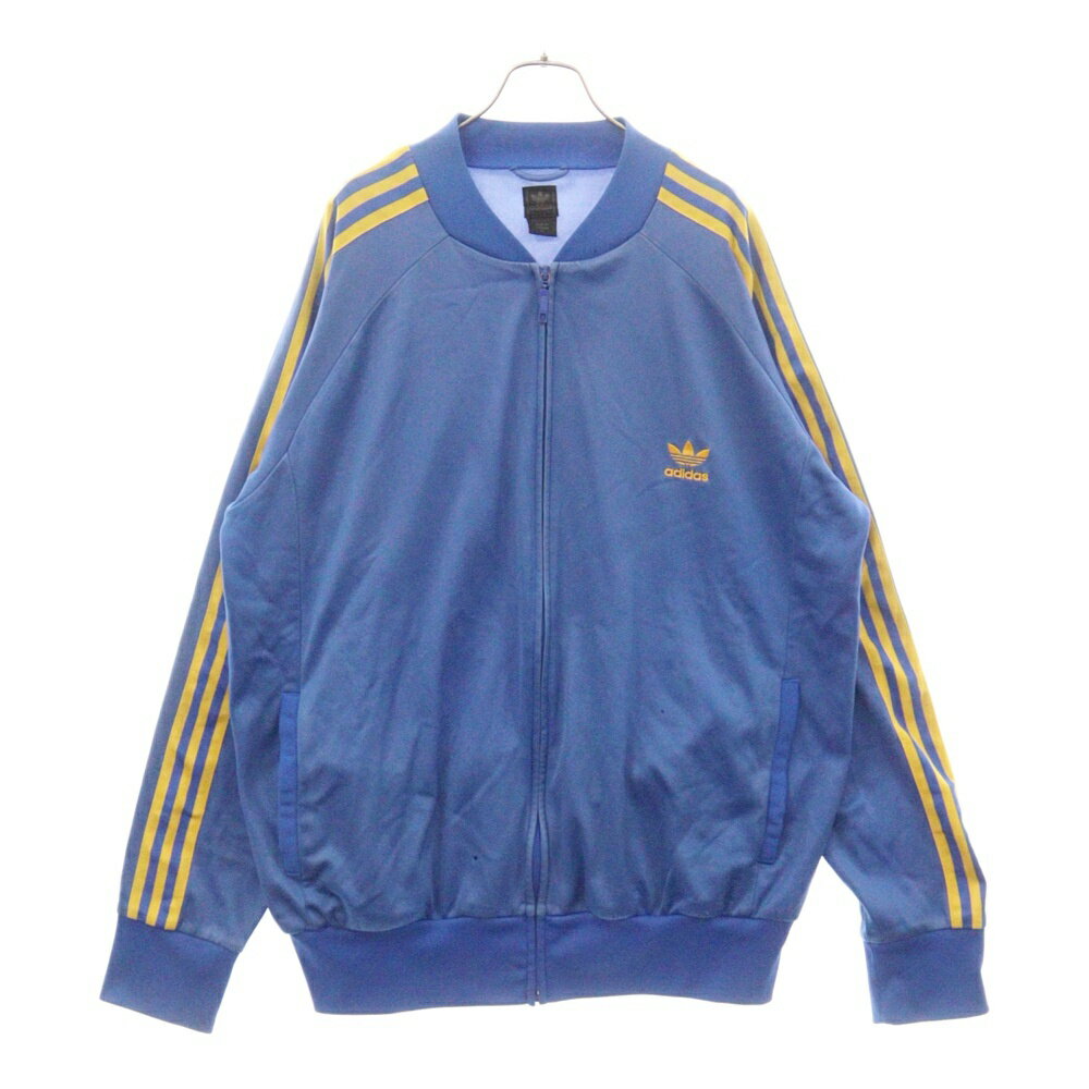 【正規品直輸入】 アディダス80s西ドイツ製ビンテージパイル地ジャージ上下 S アディダス
