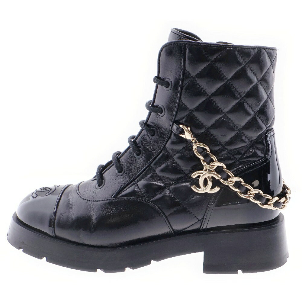 CHANELシャネル ハーフブーツ ブラック 39C|レディース CHANELシャネル ハーフブーツ ブラック 39C|レディース