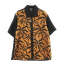 MR.ENJOY DA MONEY(ミスター エンジョイ ダ マネー) サイズ:XL Front Pattern Shirt フロントパターン総柄半袖シャツ ブ...